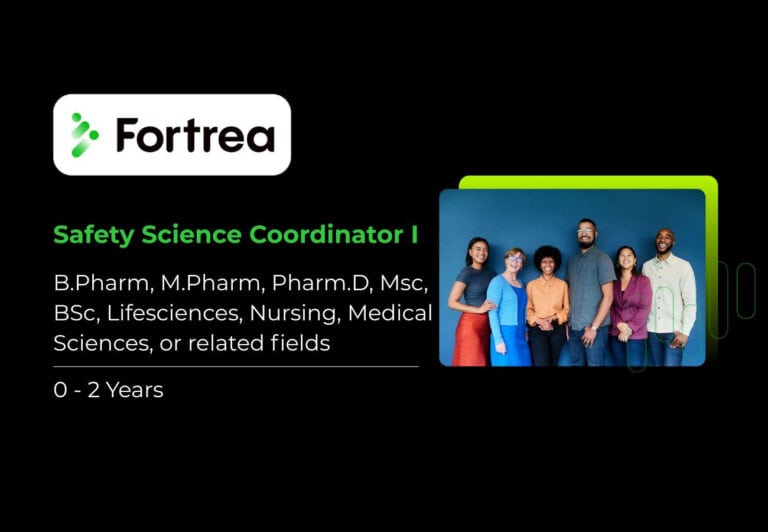 Safety Science Coordinator-I at Fortrea – Pune (Hybrid)