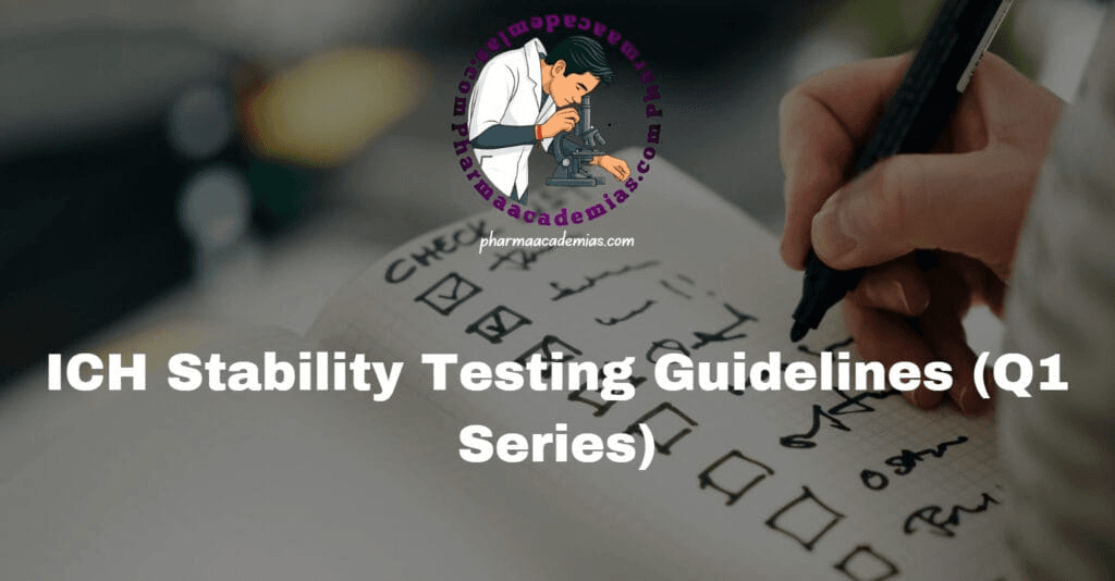 ICH Stability Testing Guidelines