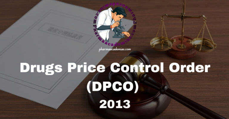 Drugs Price Control Order (DPCO) – 2013