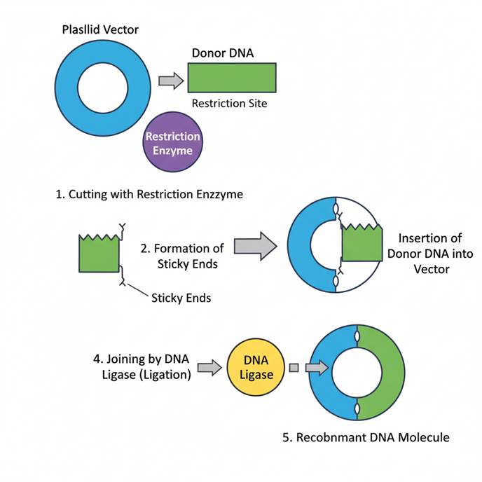 image 2 Study of Cloning Vectors, Restriction Endonucleases, and DNA Ligase