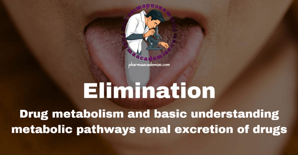 image 2 Elimination: Drug metabolism metabolic pathways renal excretion