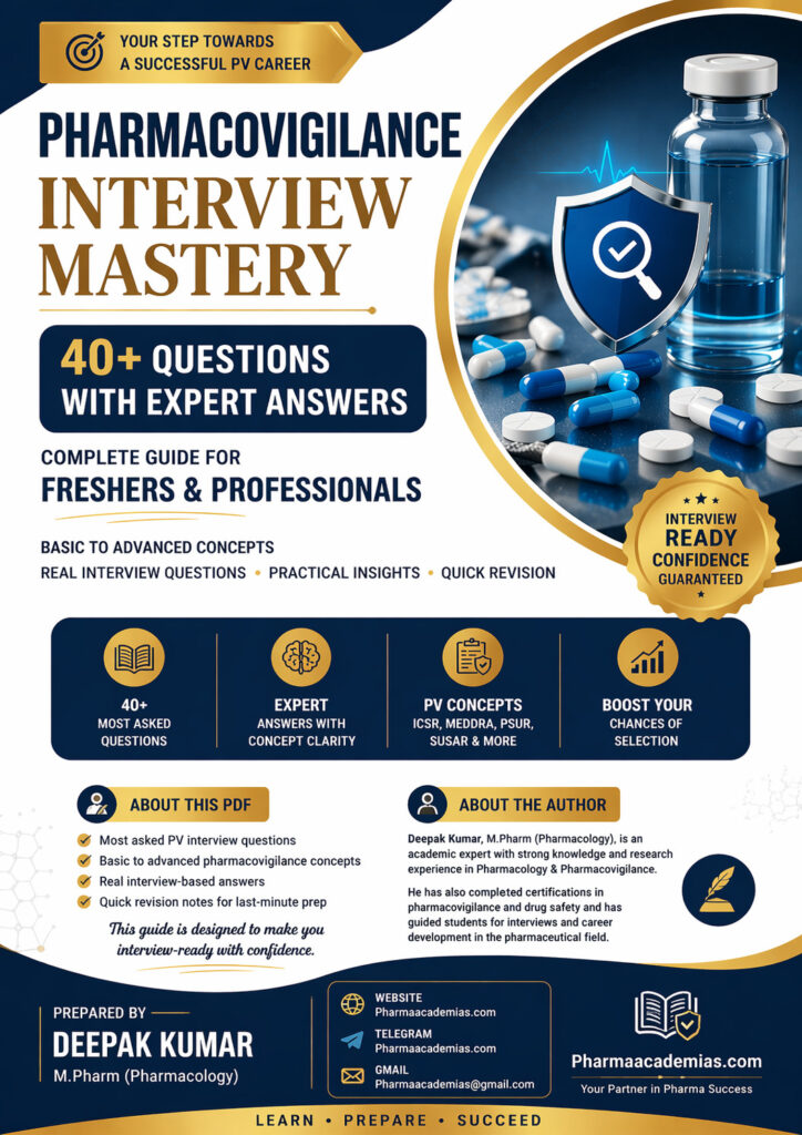 ChatGPT Image Apr 4 2026 10 16 40 AM Pharmacovigilance Interview Questions 2026