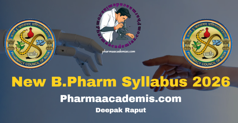 New PCI B.Pharm Syllabus 2026