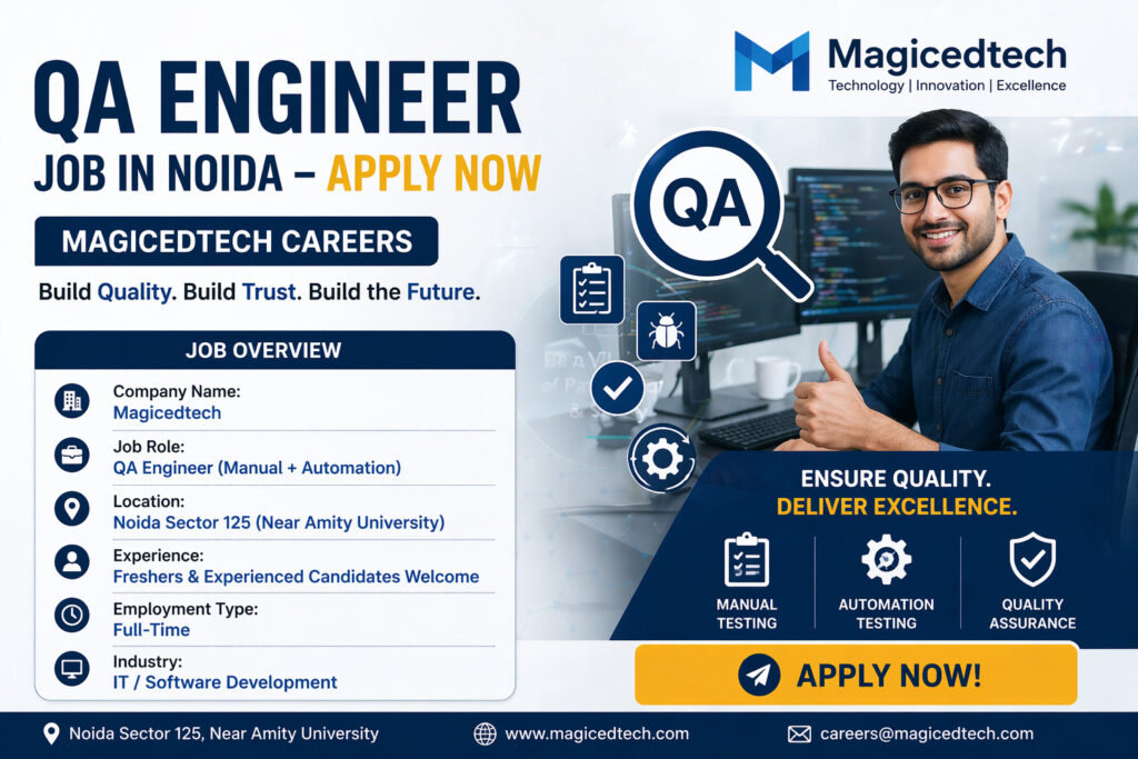 QA Engineer Job in Noida