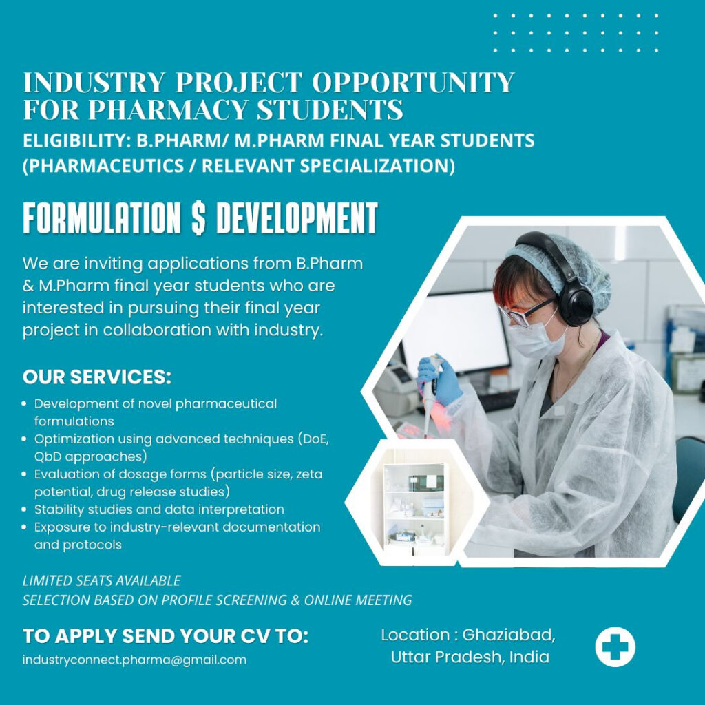 Job for pharmacy students