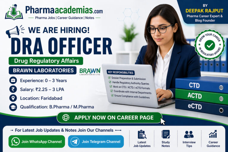 DRA Officer Job