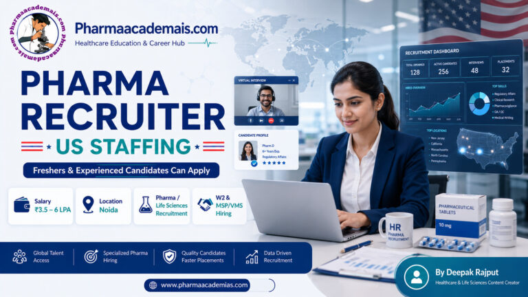 Pharma Recruiter Job Opportunity
