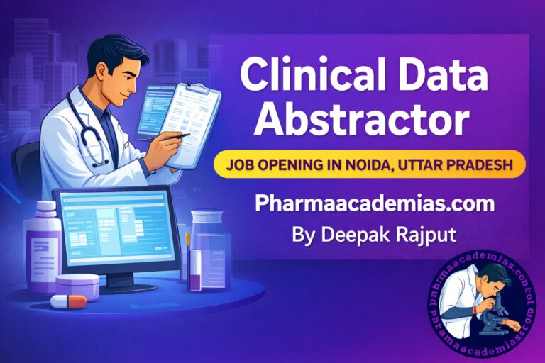 Clinical Data Abstractor Job in Noida