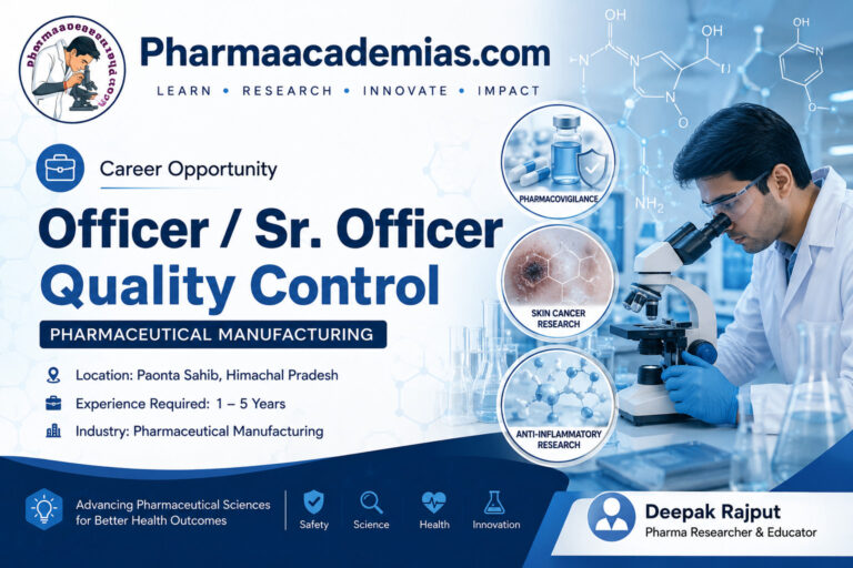 Quality Control Jobs in Paonta Sahib
