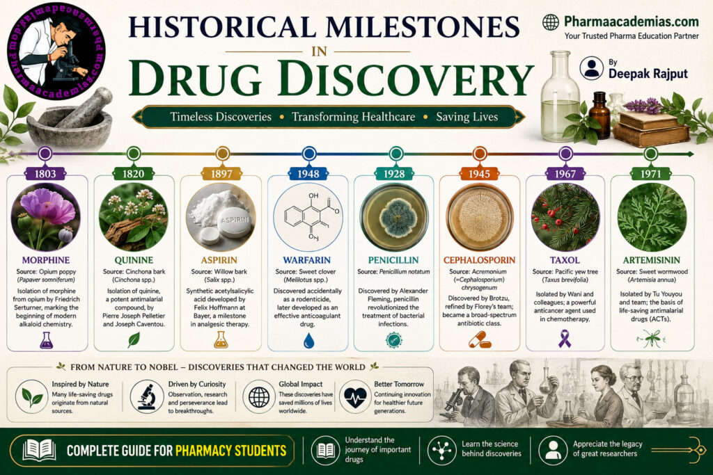 Historical Milestones in Drug Discovery