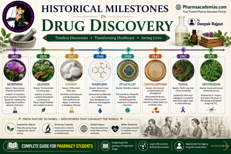 Historical Milestones in Drug Discovery
