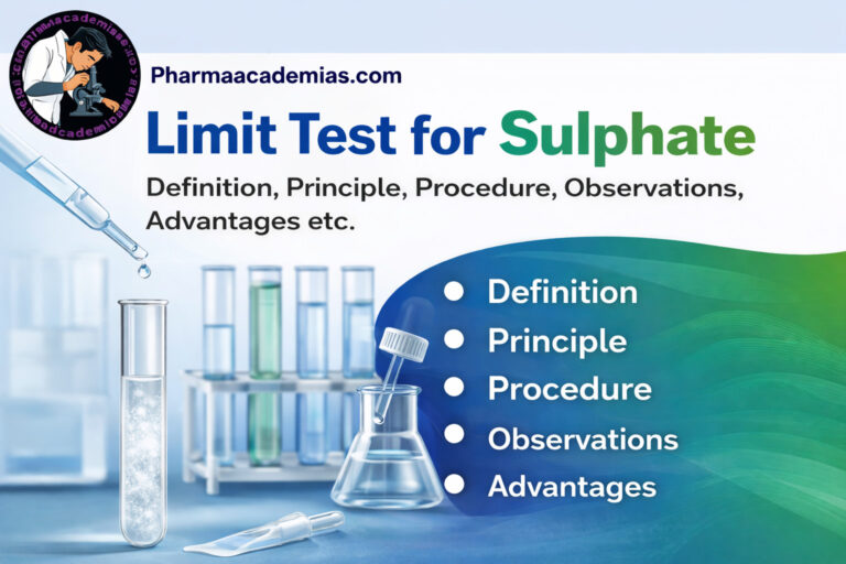 Limit Test for Sulphate