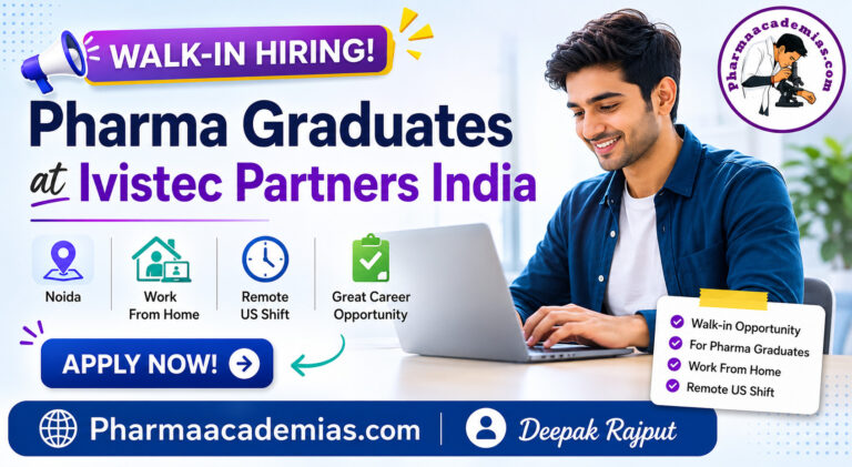 WFH opportunity for Pharma Candidates