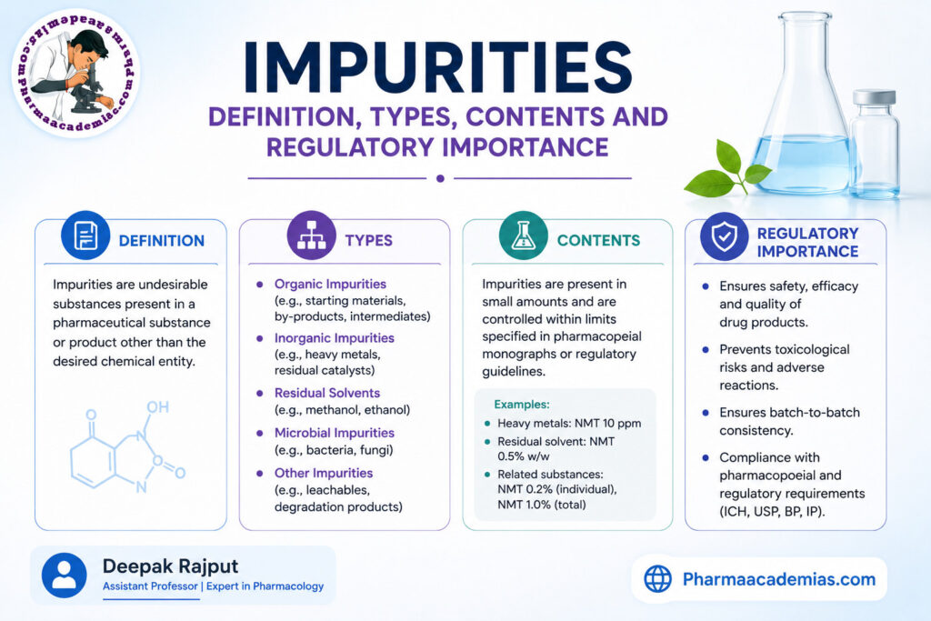 Impurities in pharmaceutical analysis