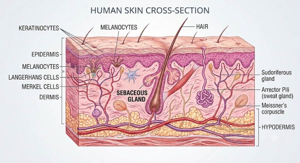 image 11 The skin: Structure and Functions of Skin