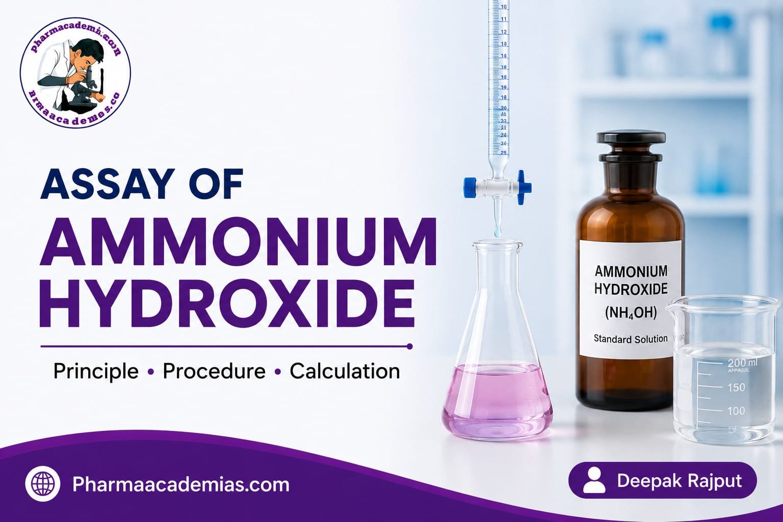 Assay of Ammonium Hydroxide