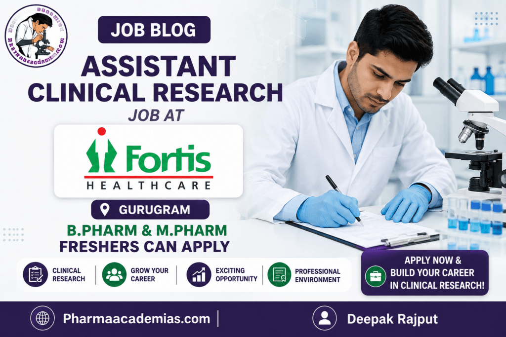 Assistant Clinical Research Job