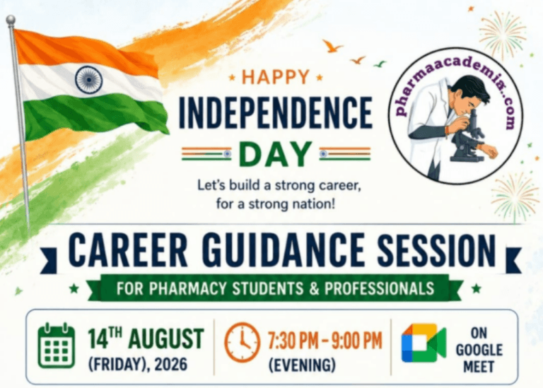 Career Guidance Session for Pharmacy Students