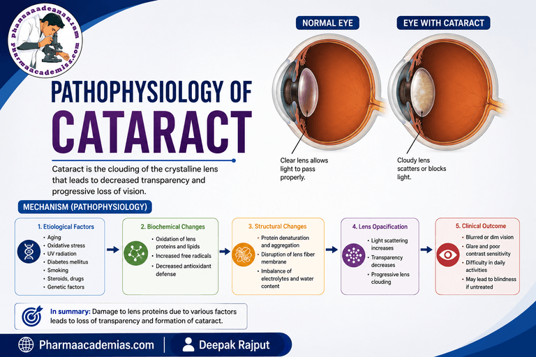 Pathophysiology of Cataract