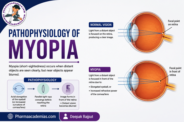 Pathophysiology of Myopia