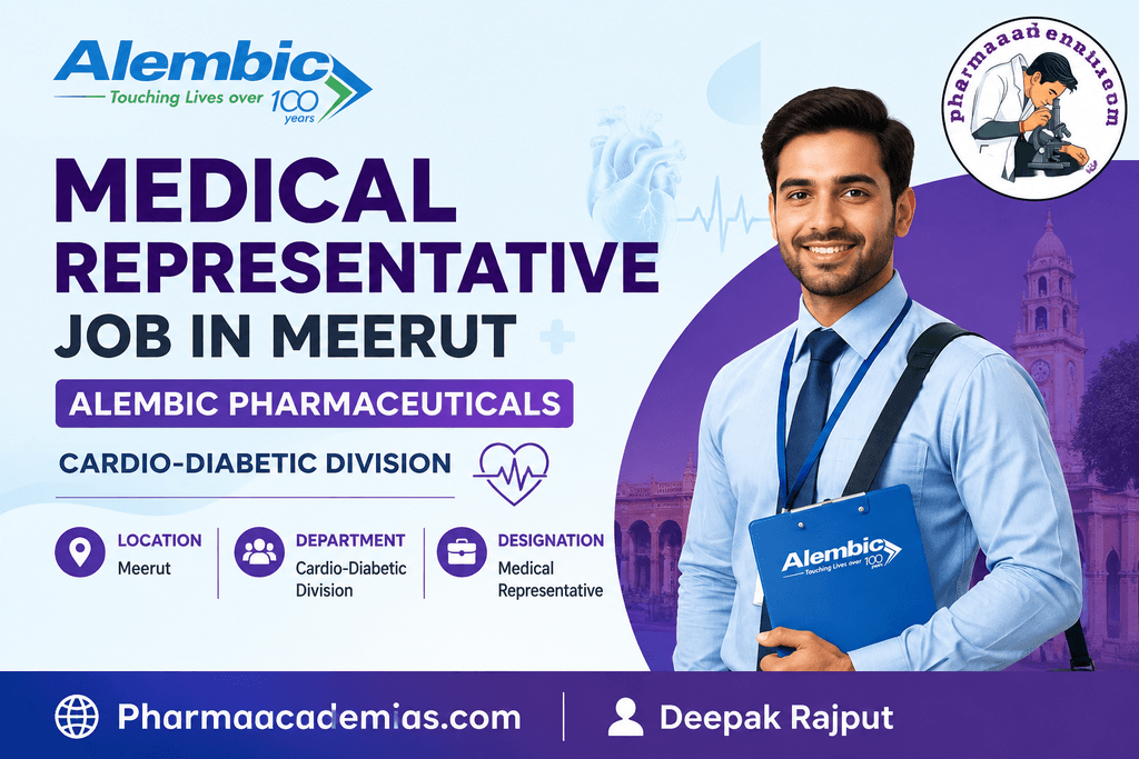 Medical Representative Job in Meerut