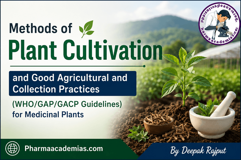 Methods of Plant Cultivation and Good Agricultural and Collection Practices