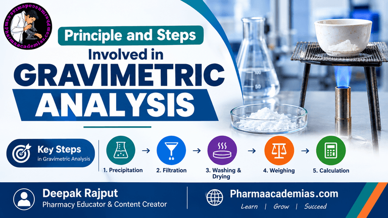 Principle and Steps Involved in Gravimetric Analysis