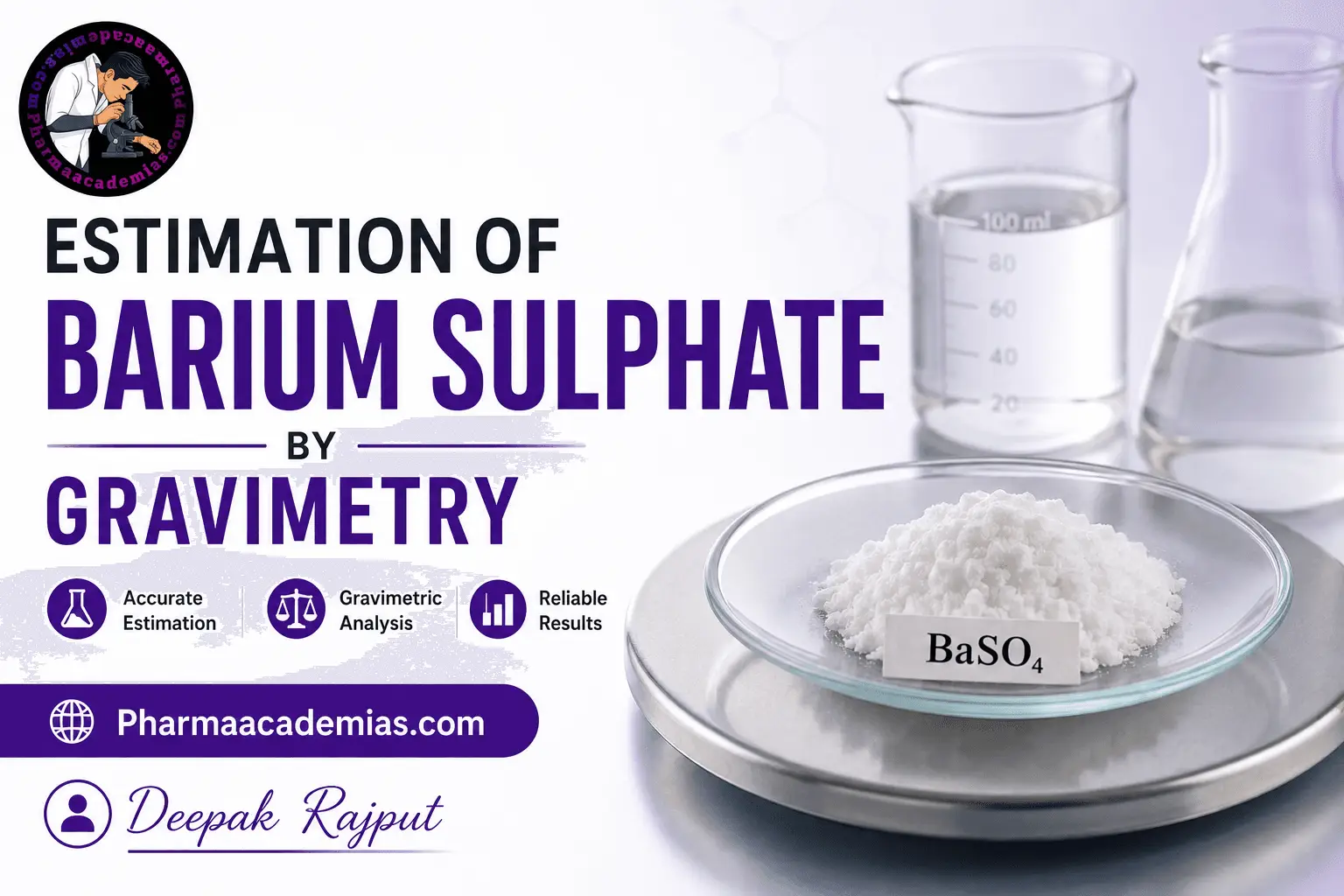 Estimation of Barium Sulphate by Gravimetry