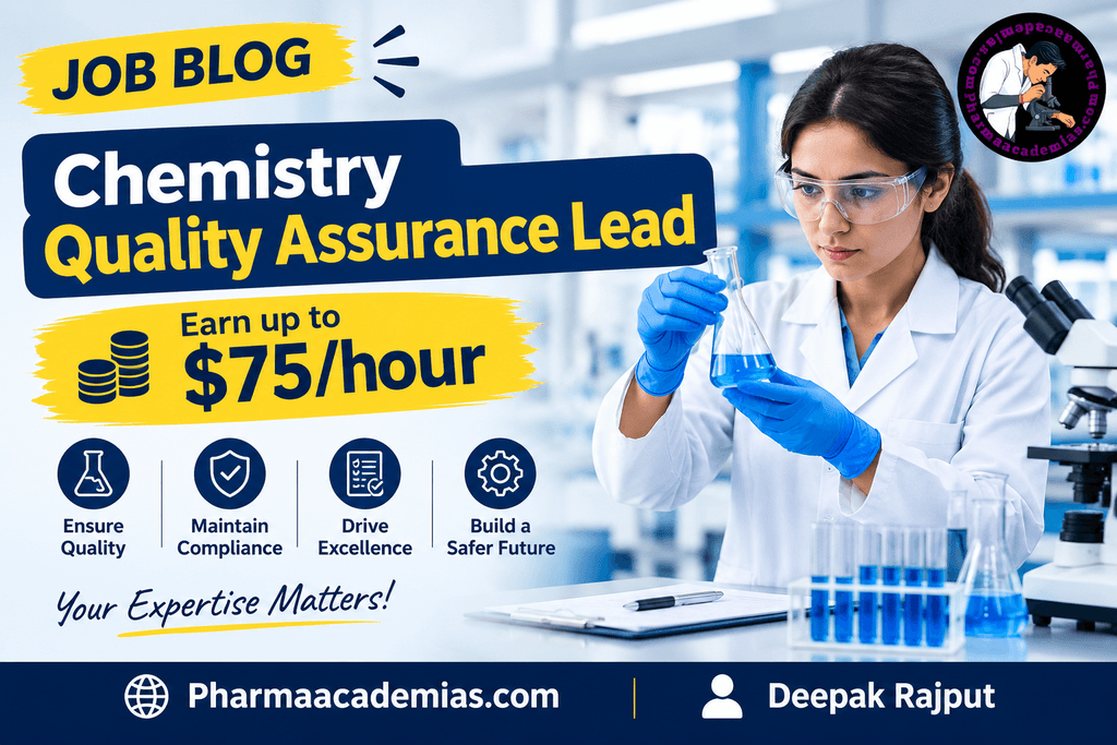 Chemistry Quality Assurance Lead