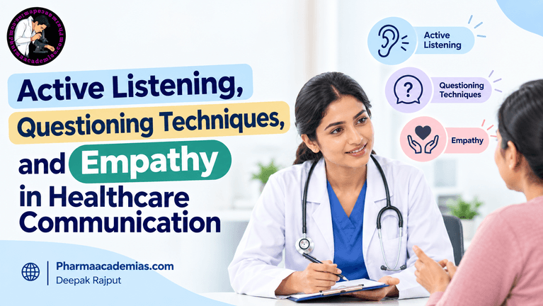 Active Listening Questioning Techniques and Empathy in Healthcare Communication