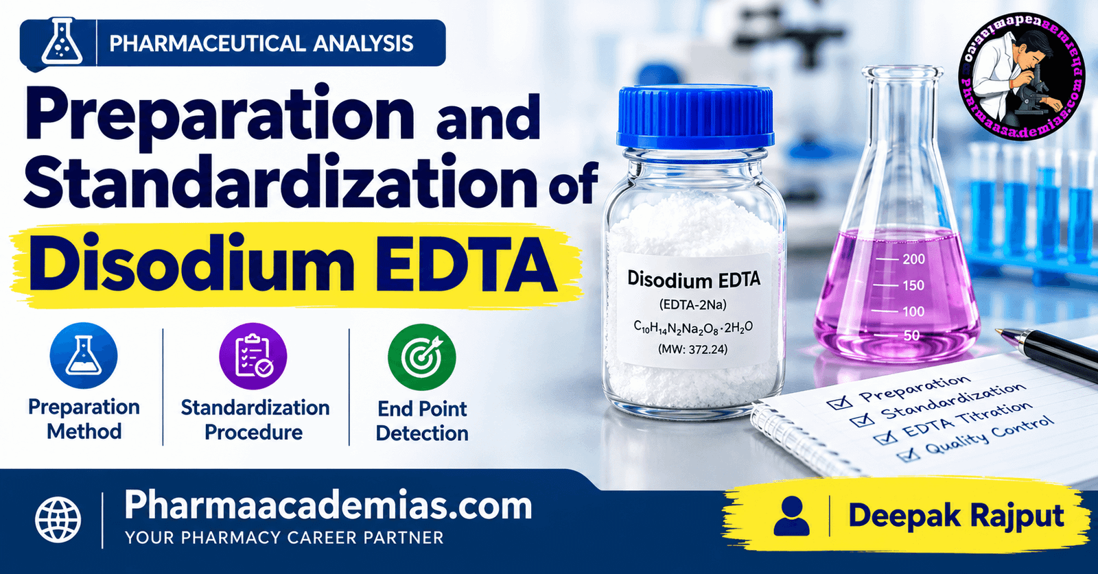 Preparation and Standardization of Disodium EDTA