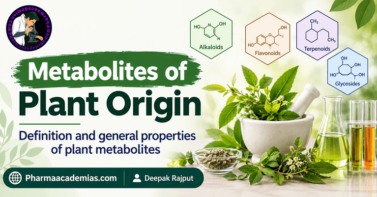 Metabolites of Plant Origin