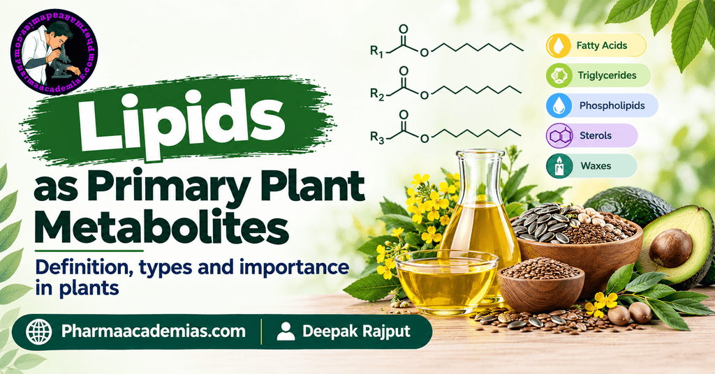 Lipids as Primary Plant Metabolites