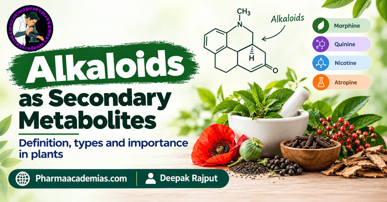 Alkaloids as Secondary plant metabolites