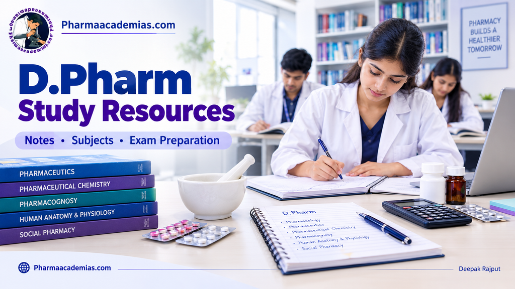 D.Pharm notes and study resources - Pharmaacademias