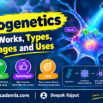Optogenetics mechanism showing opsin gene, light stimulation and neuronal response