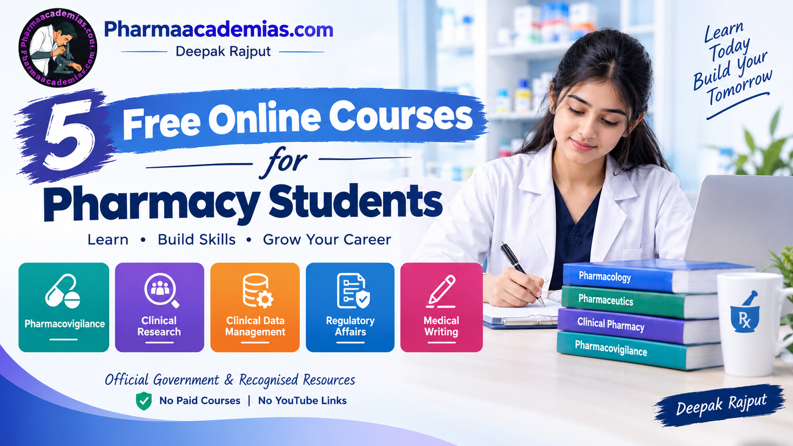 5 Free Online Courses for Pharmacy Students