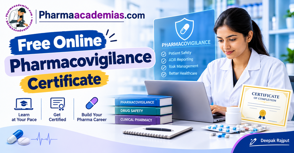 Free online Pharmacovigilance certificate