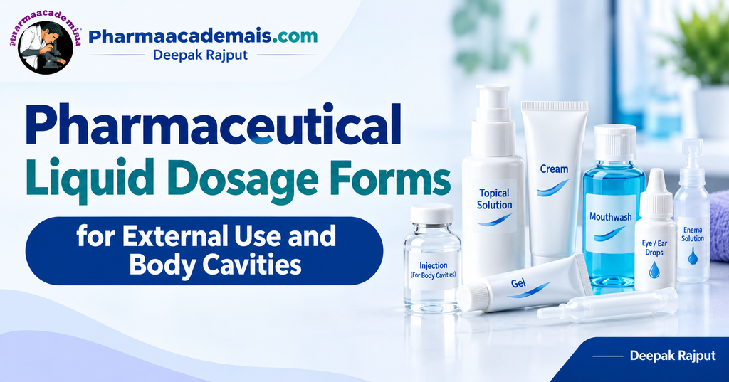 Pharmaceutical Liquid Dosage Forms for External Use