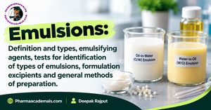 Emulsions: Definition, Types, Emulsifying Agents